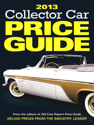 cover image of 2013 Collector Car Price Guide
